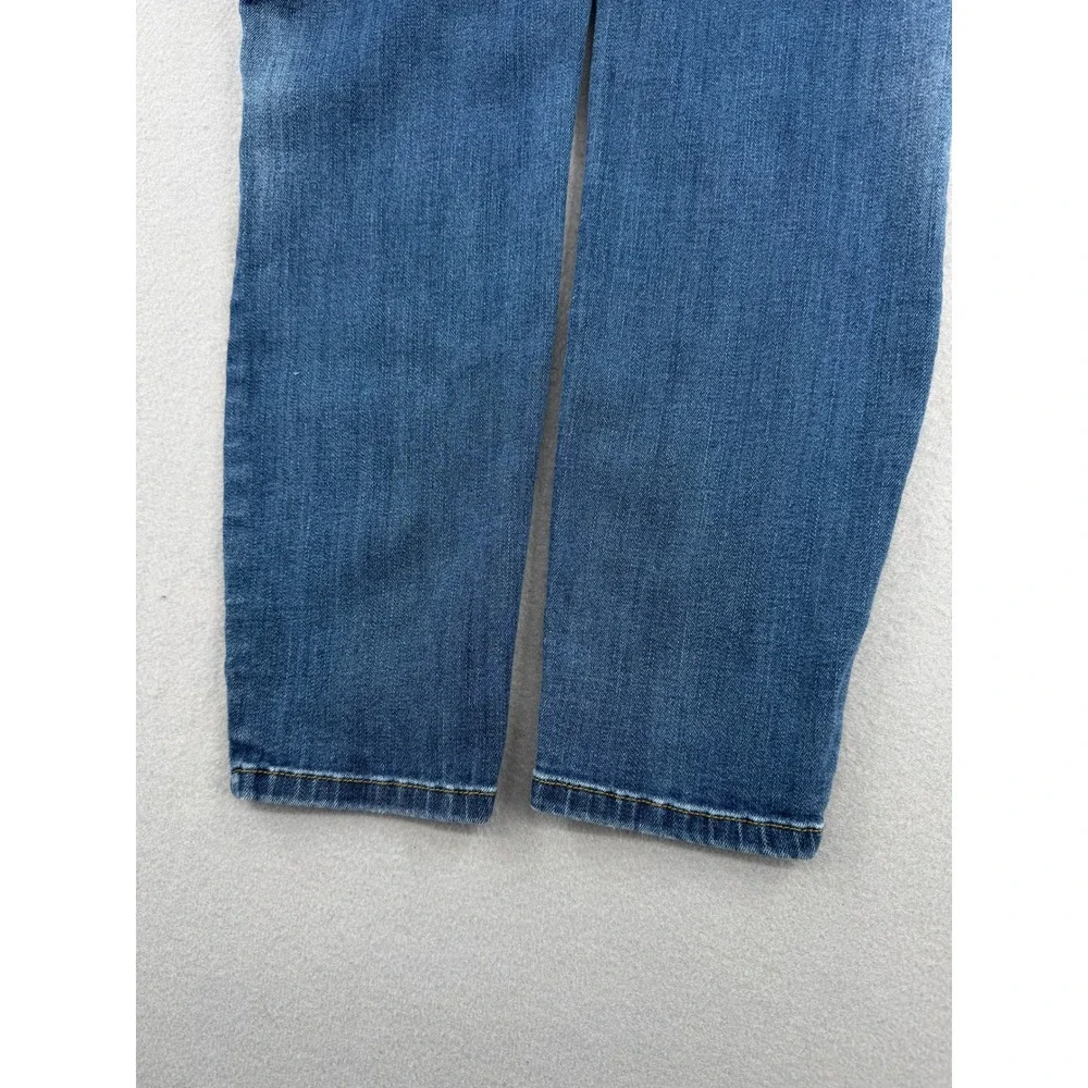 Judy Blue Mid Rise Angie Relaxed Fit Jeans Blue Medium Wash Womens 7/28 (28x26)